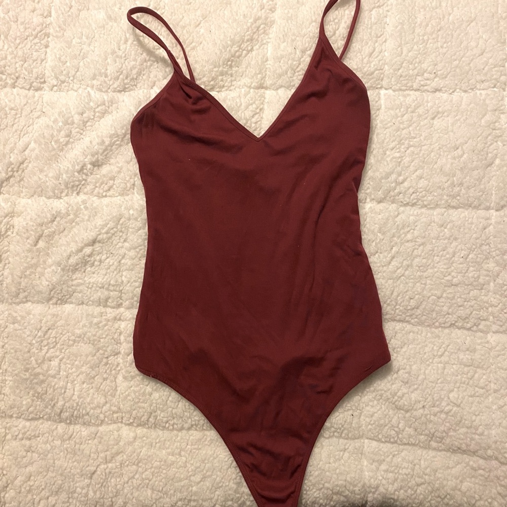 Wilfred Ribbed Deep V Bodysuit